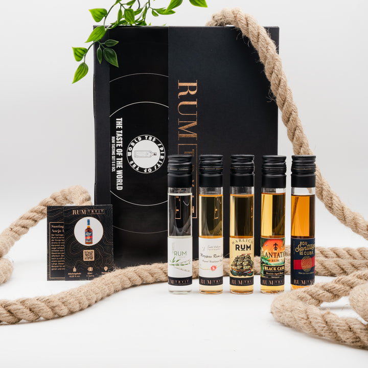 Spirits of the World - 5 x 5cl Tasting Set - Spirits of the World - 5 x 5cl Tasting Set - TRY IT! Tastings